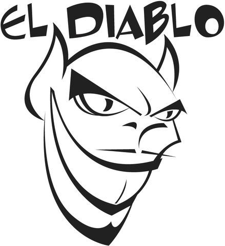 El Diablo  Coloring Page